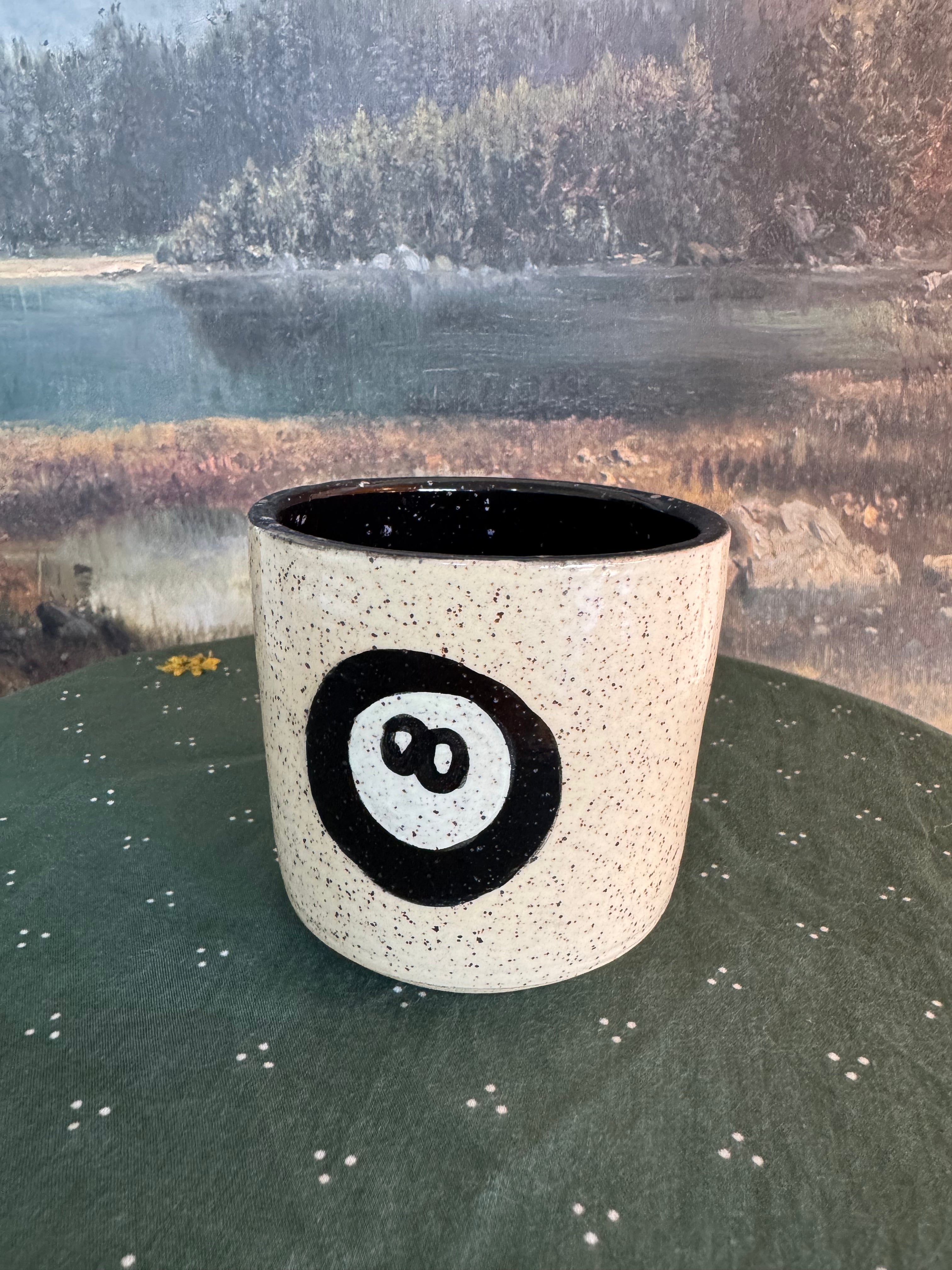 8 Ball Cup v2  Ms o Menos Pottery