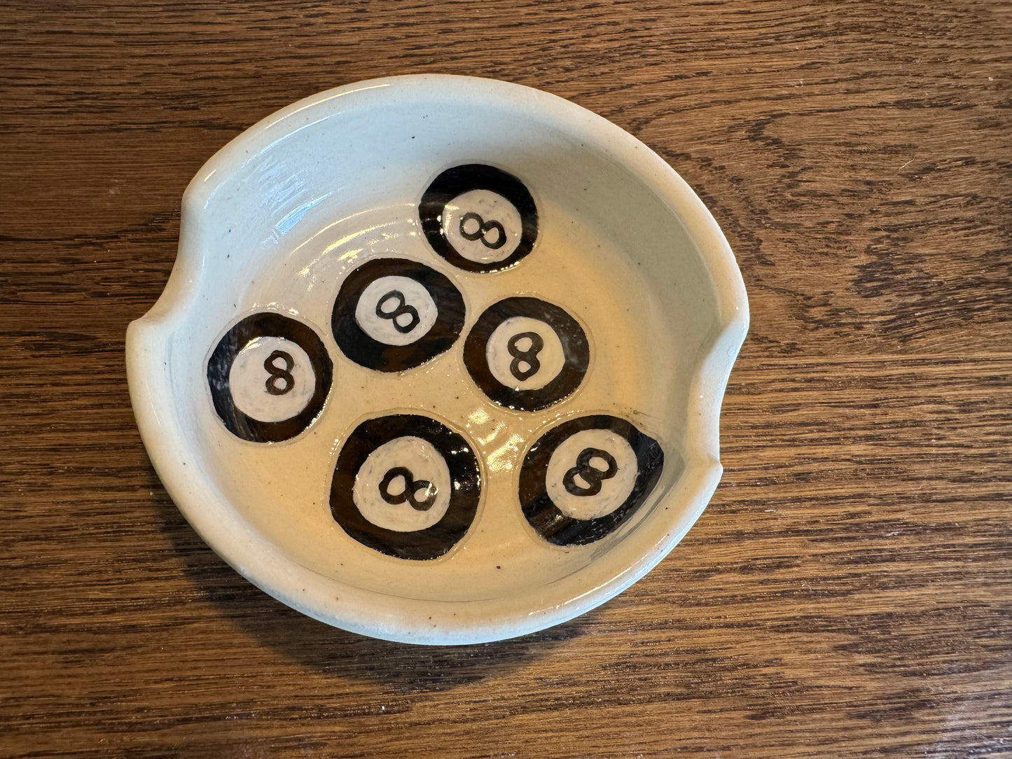 small 8 ball ashtray