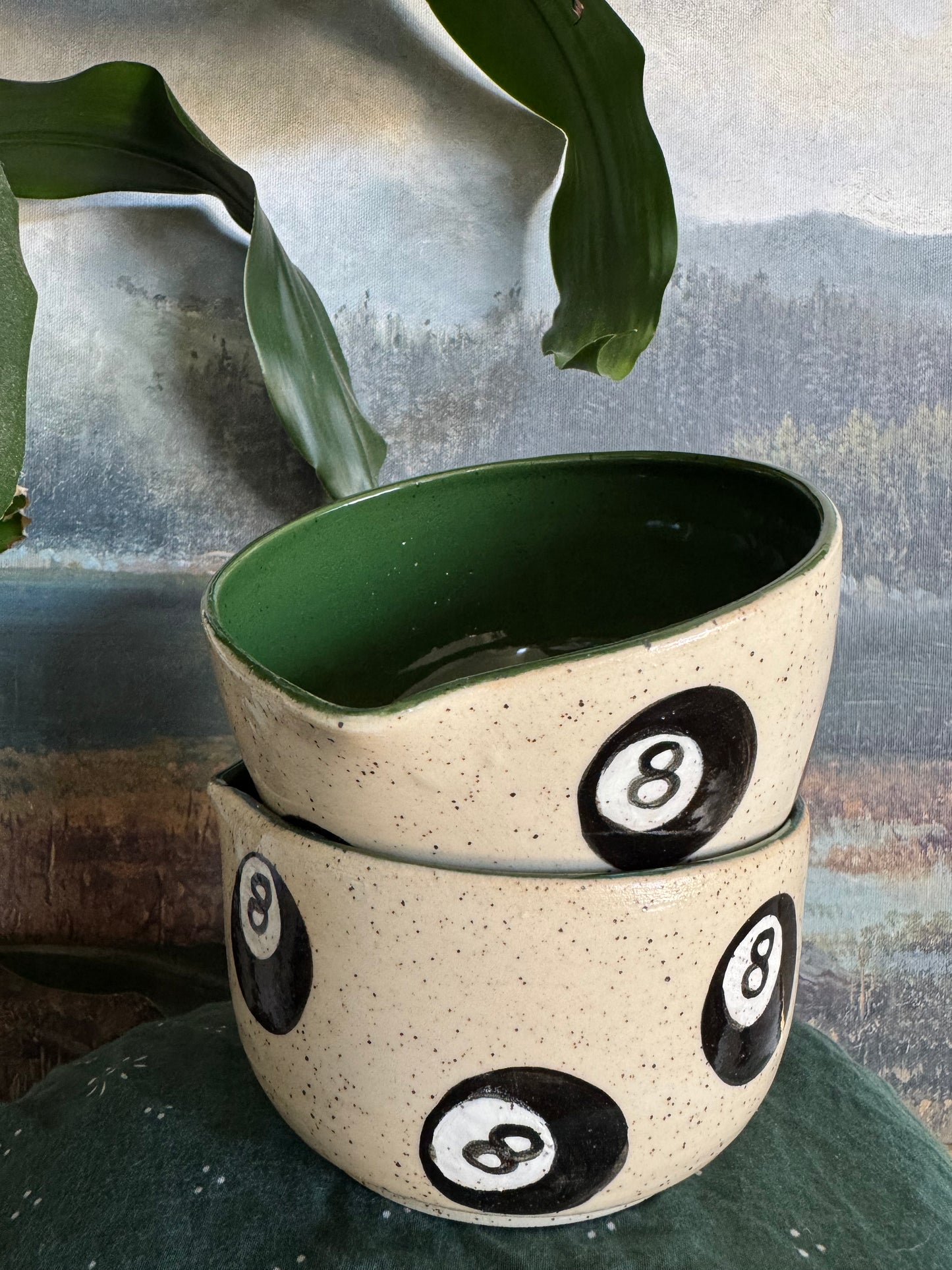 8 Ball Matcha Bowl
