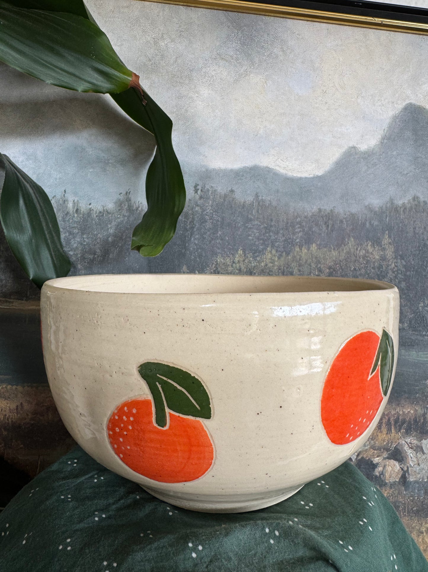 Orange planter