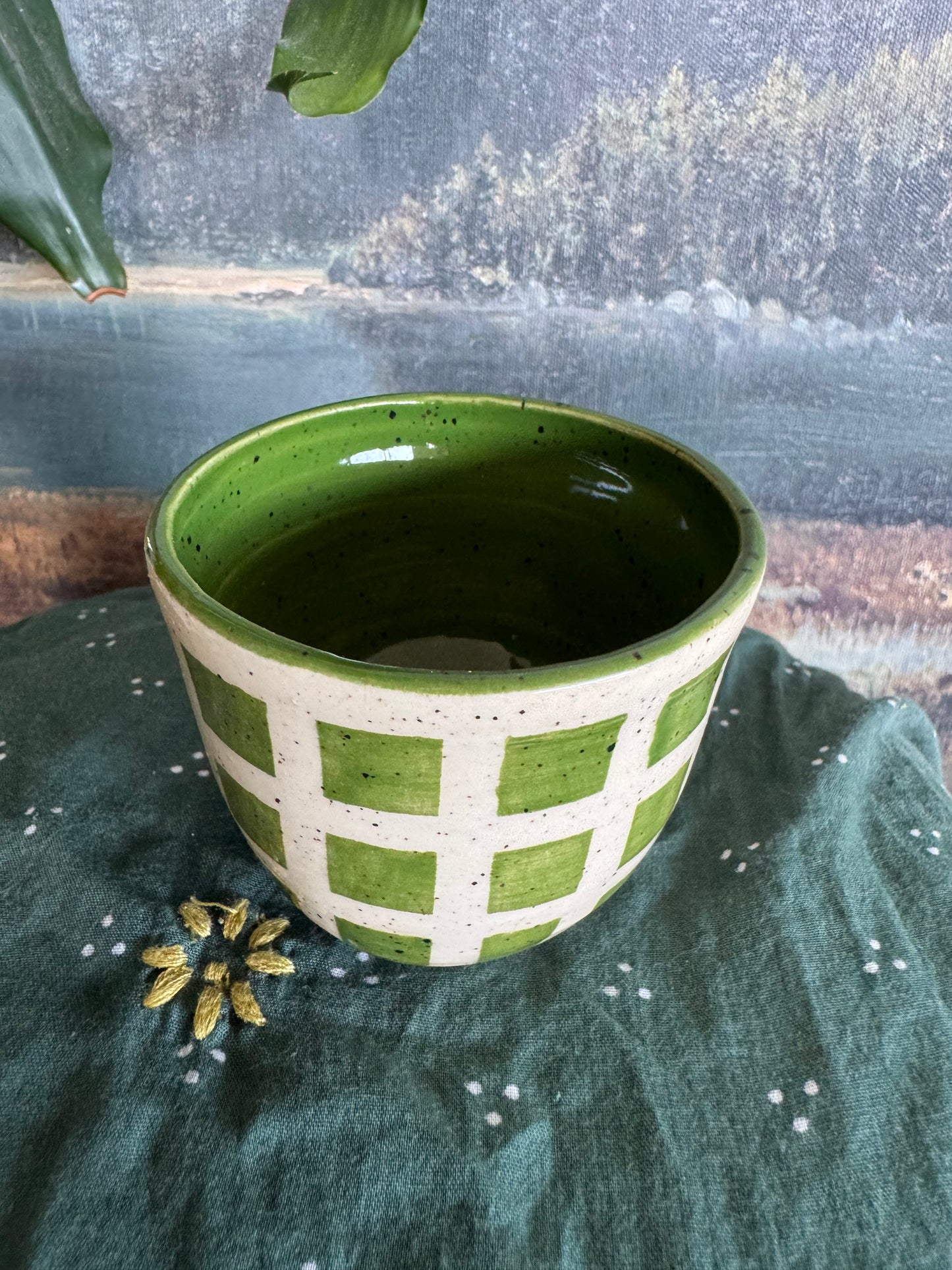 Green Tile Espresso Cup