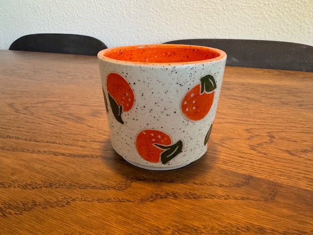 orange cup