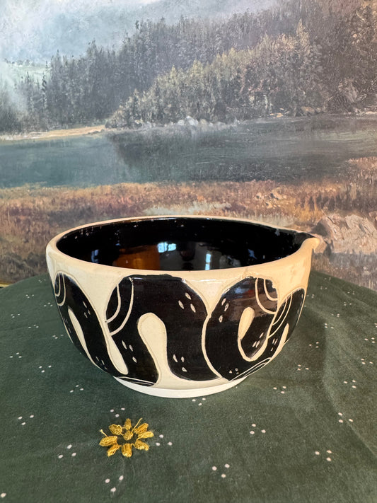 Black Snake Matcha Bowl