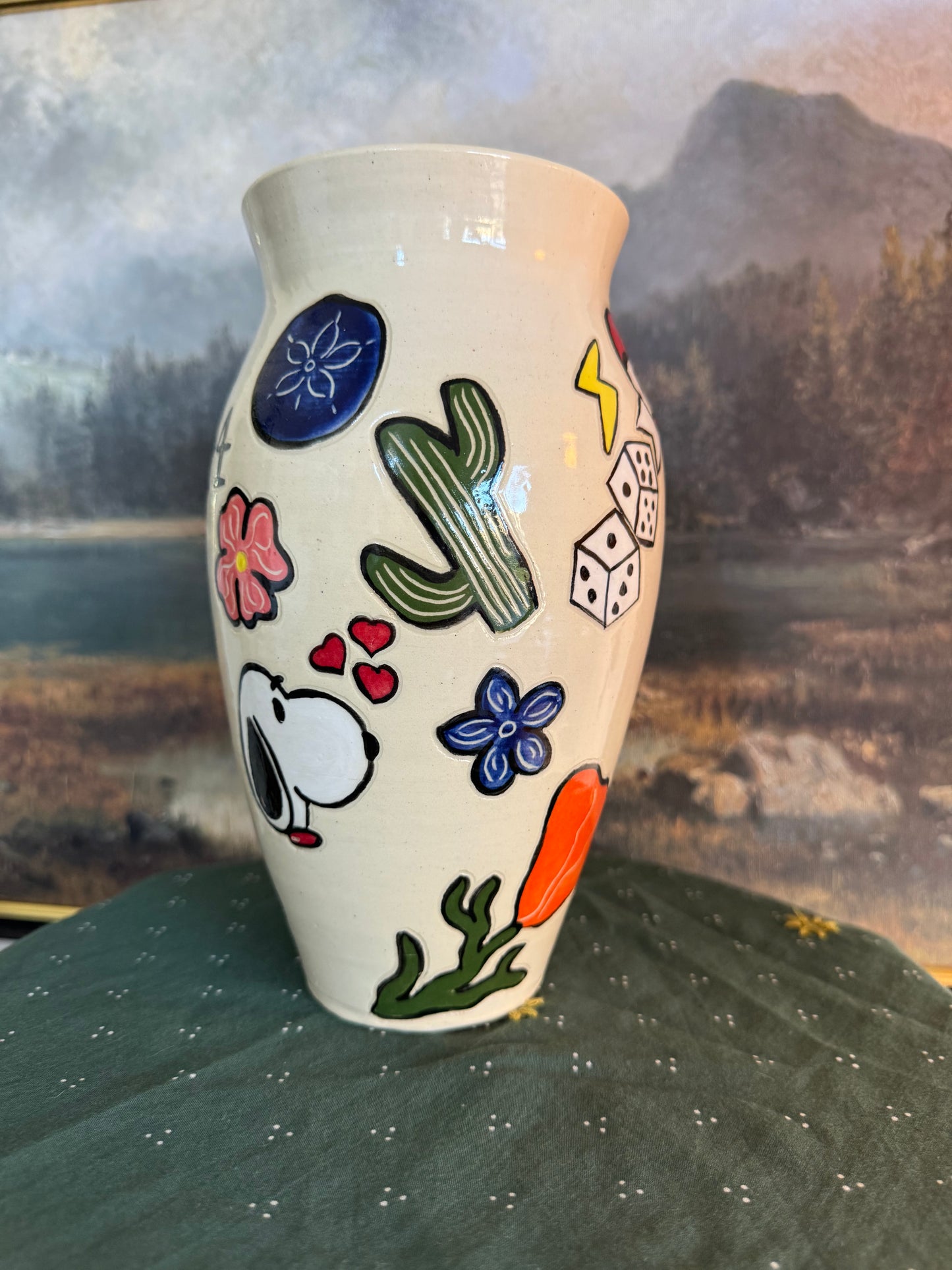 Tattooed Vase