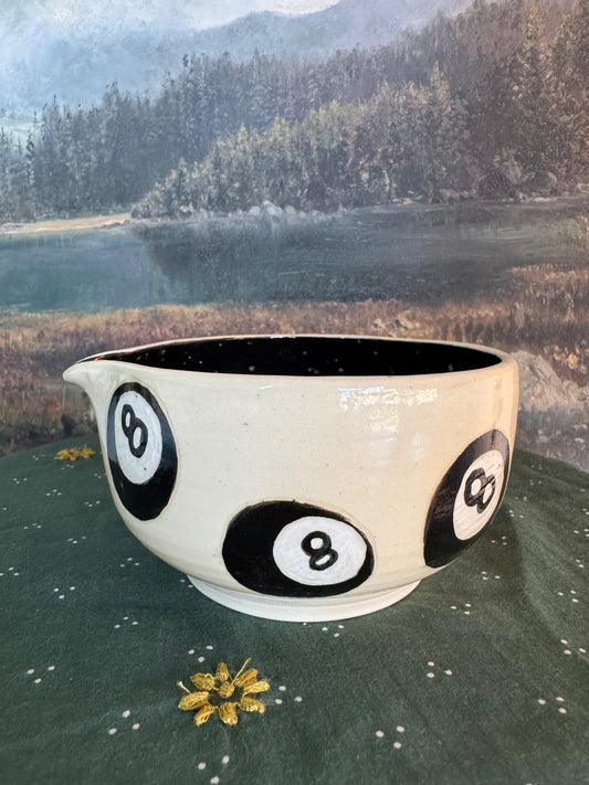 8 Ball Matcha Bowl