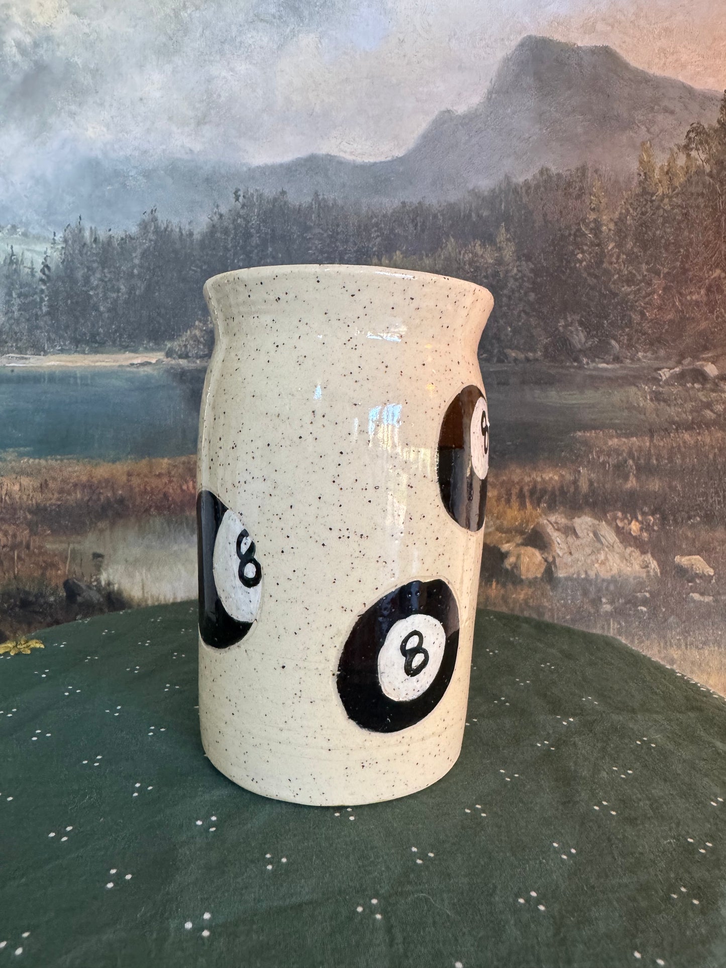 8 Ball Vase