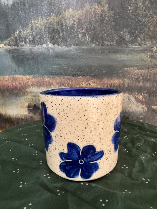Blue Flower Cup