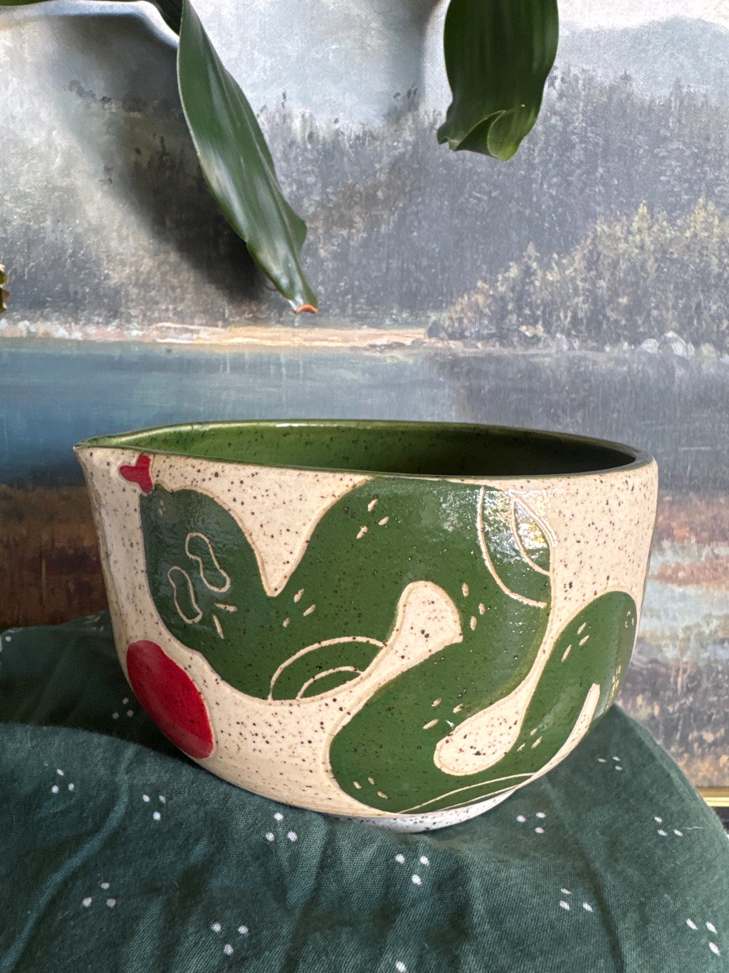 Green Snake Matcha Bowl