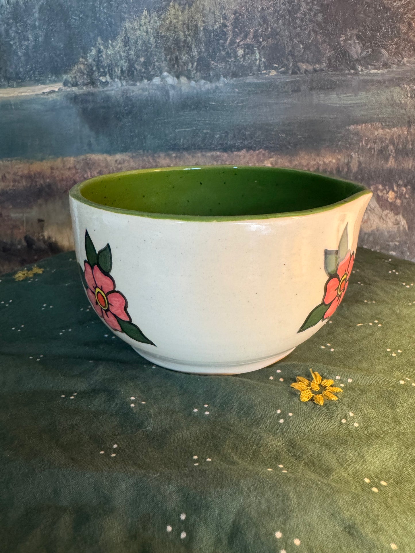 Cherry Blossom Matcha Bowl