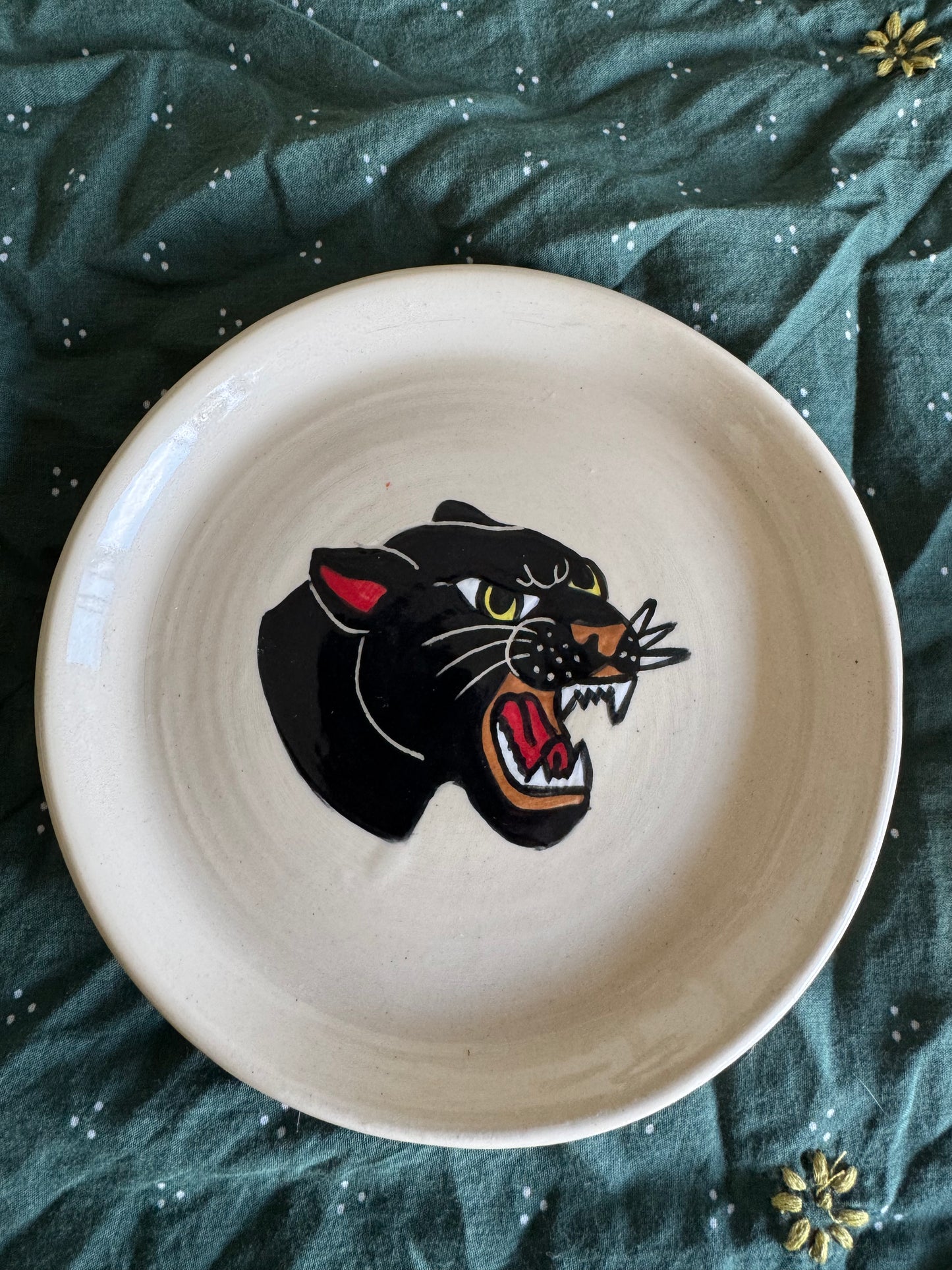 Small Panther Plate