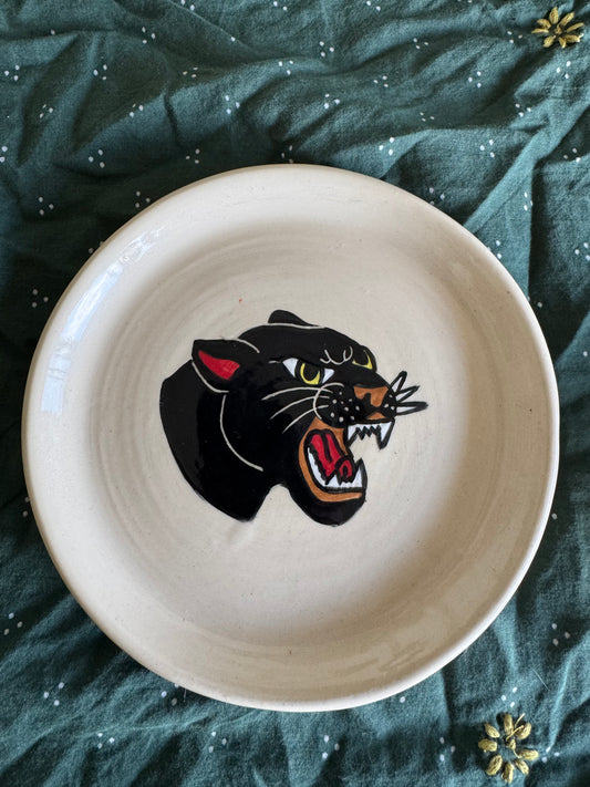 Small Panther Plate