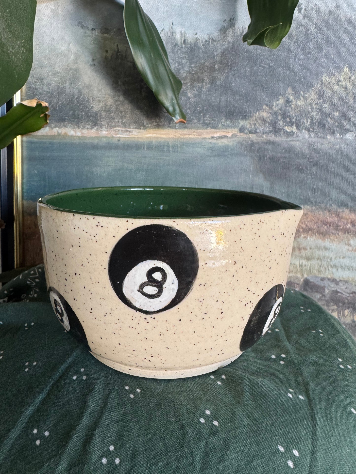 8 Ball Matcha Bowl