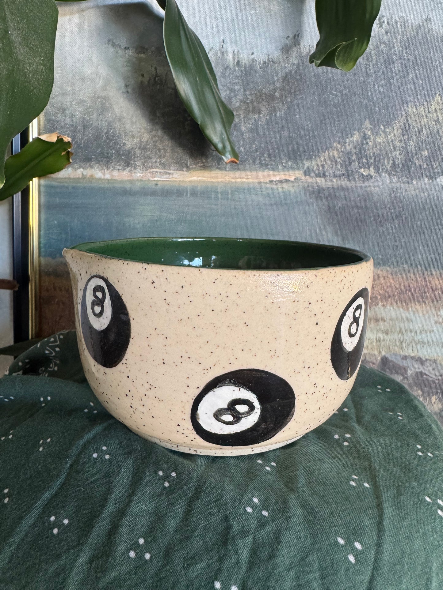 8 Ball Matcha Bowl