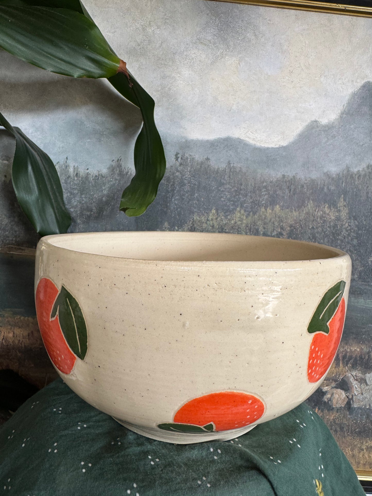 Orange planter
