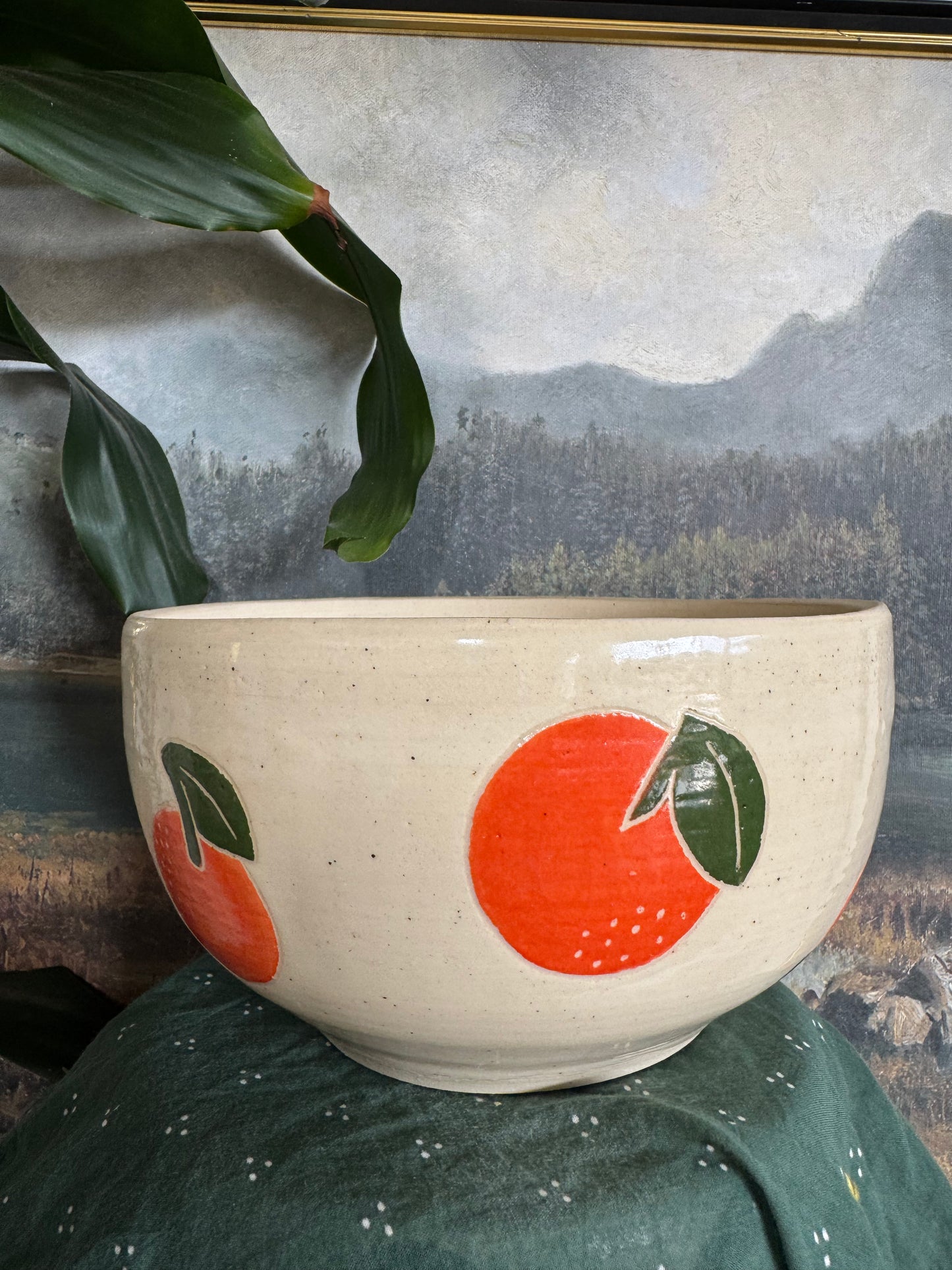 Orange planter