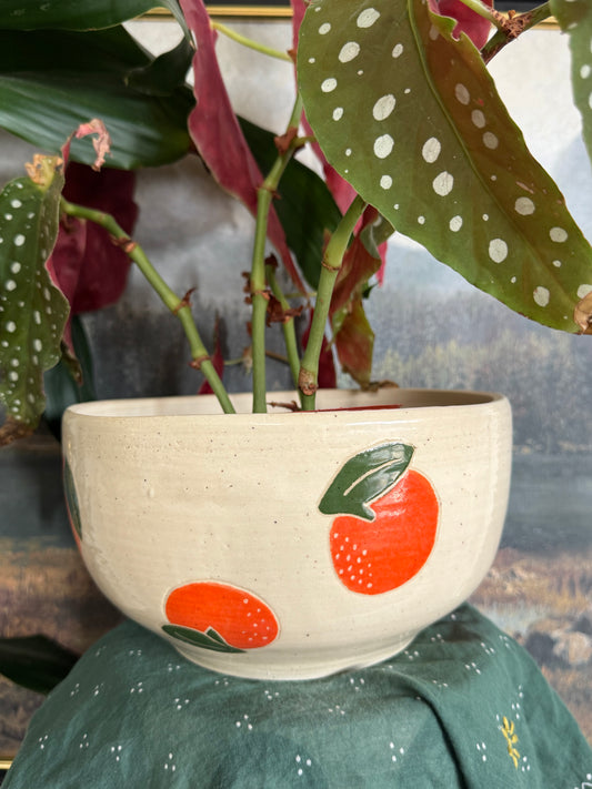 Orange planter