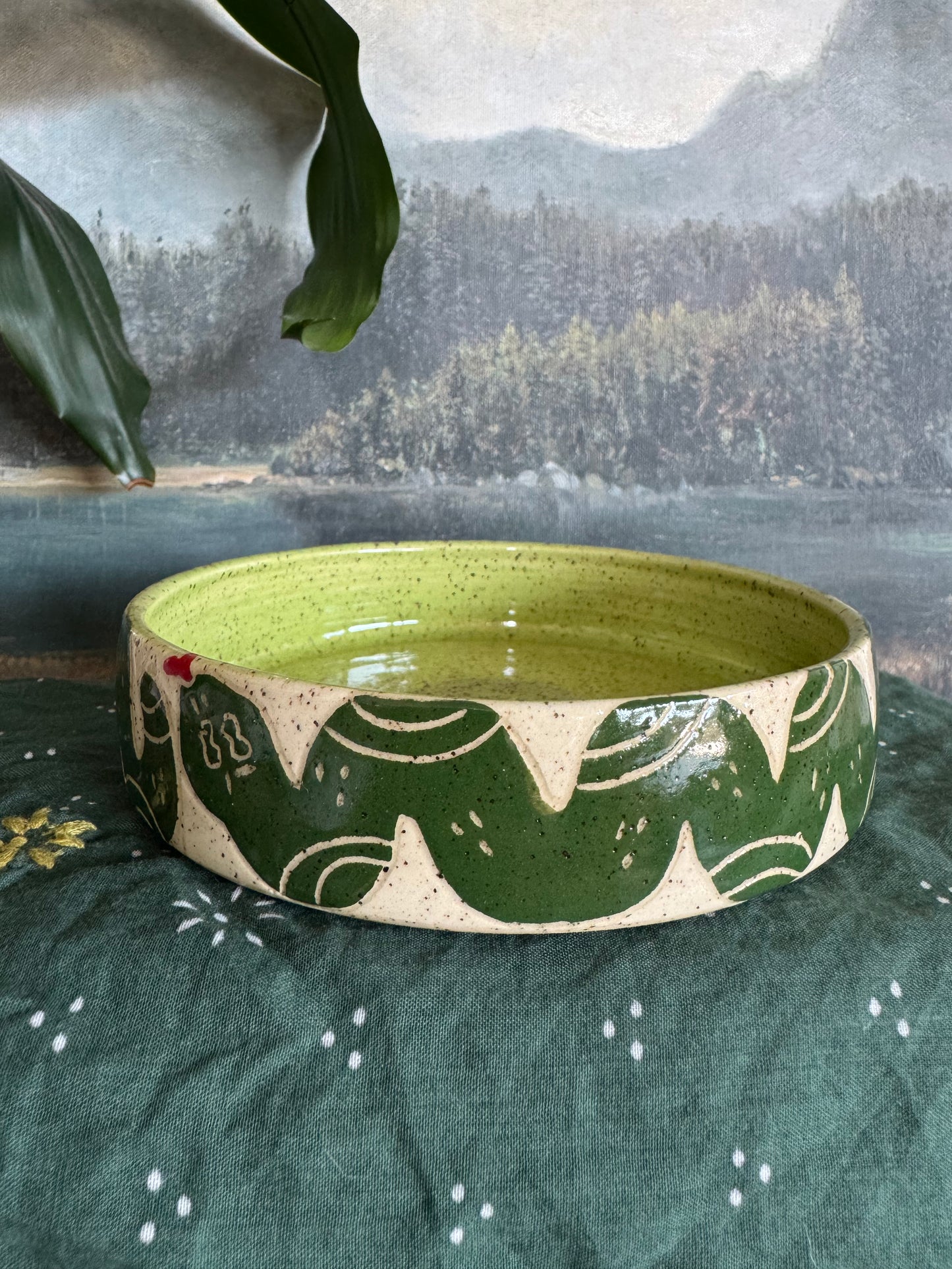 Small Snake Dog Bowl/Dish