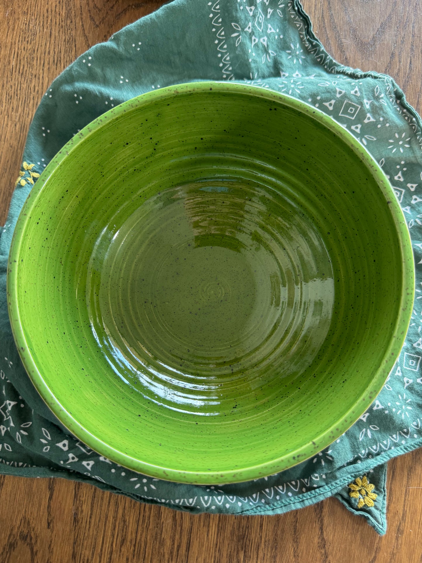 Large Green Snake Bowl