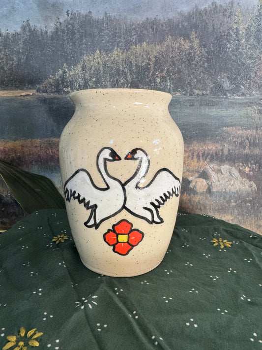 Birds of a Feather Vase