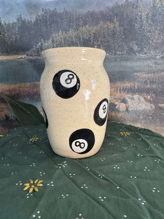 8 Ball Vase