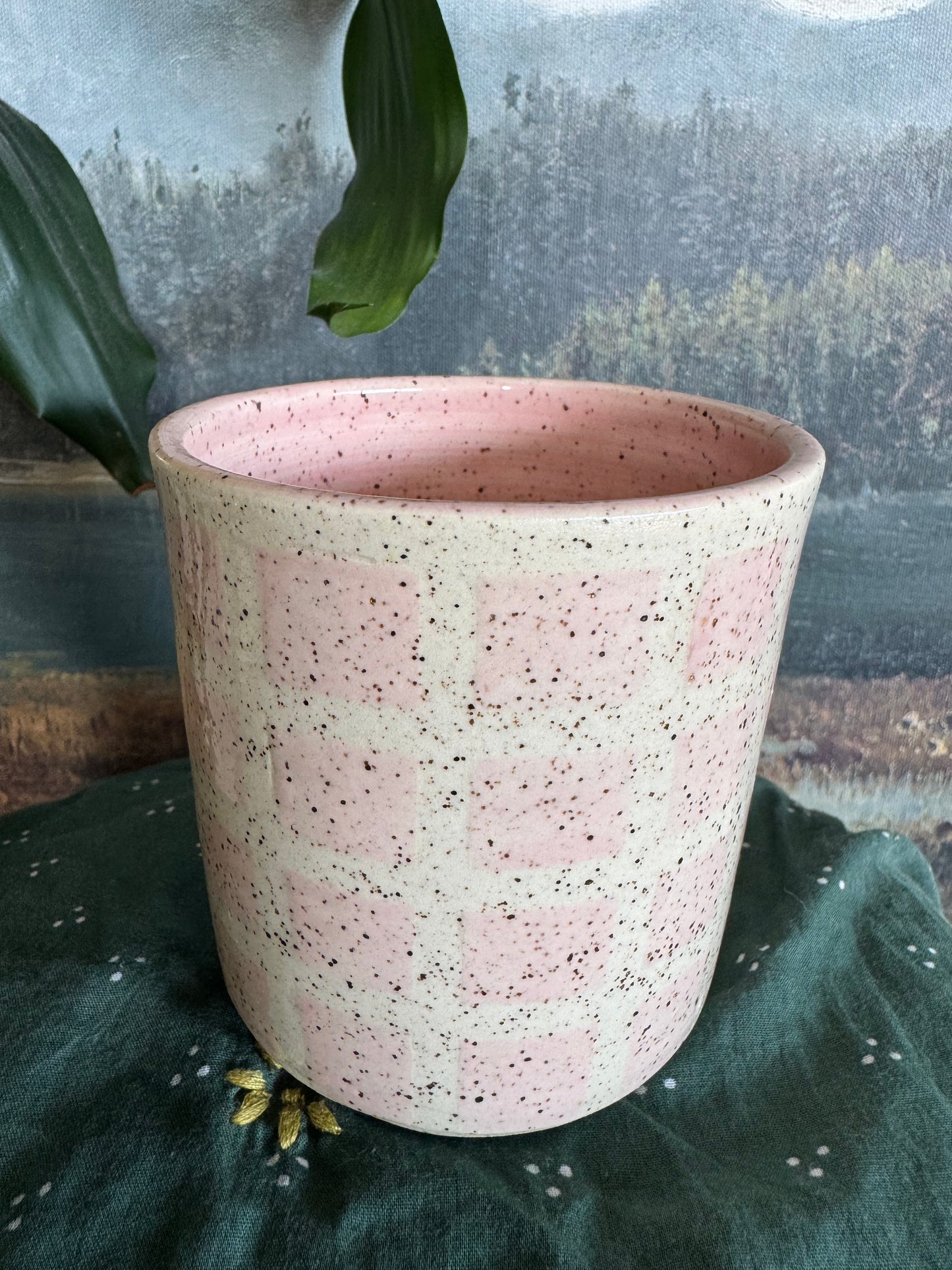 Pink Tile Cup