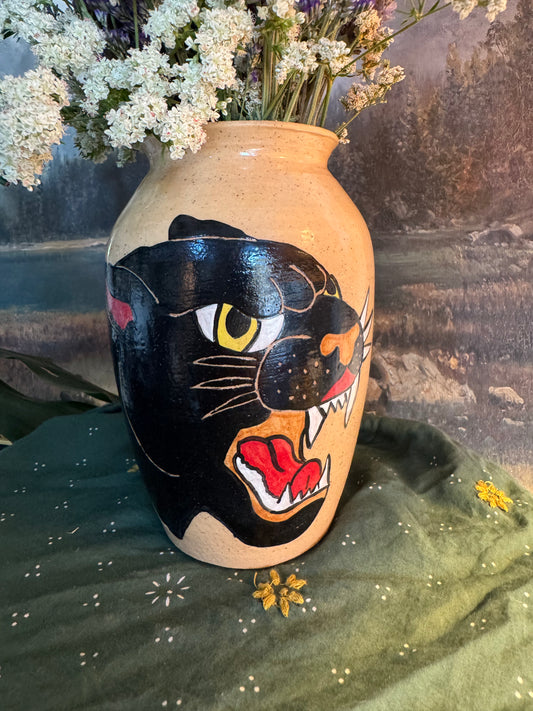 Panther Vase