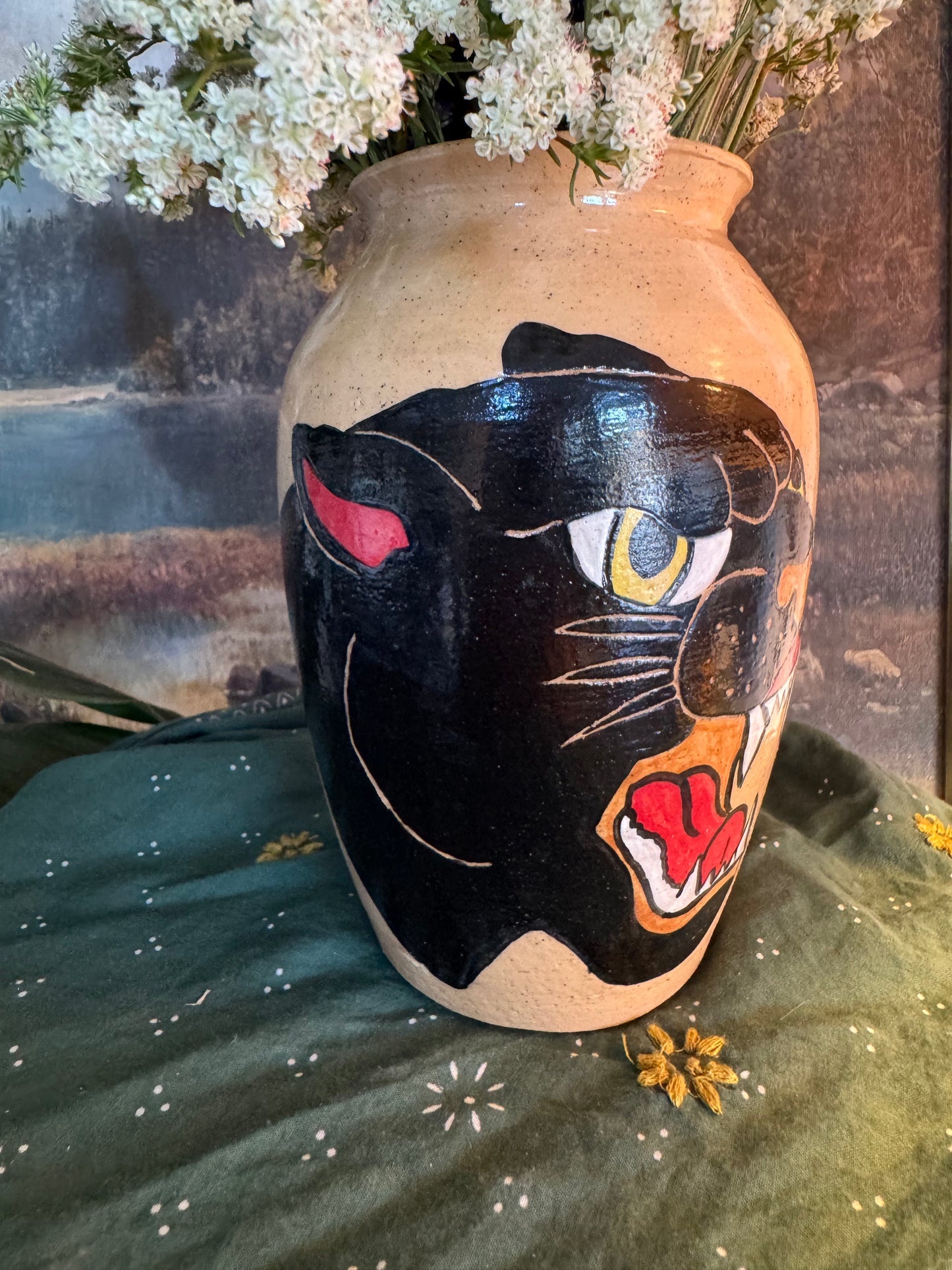 Panther Vase