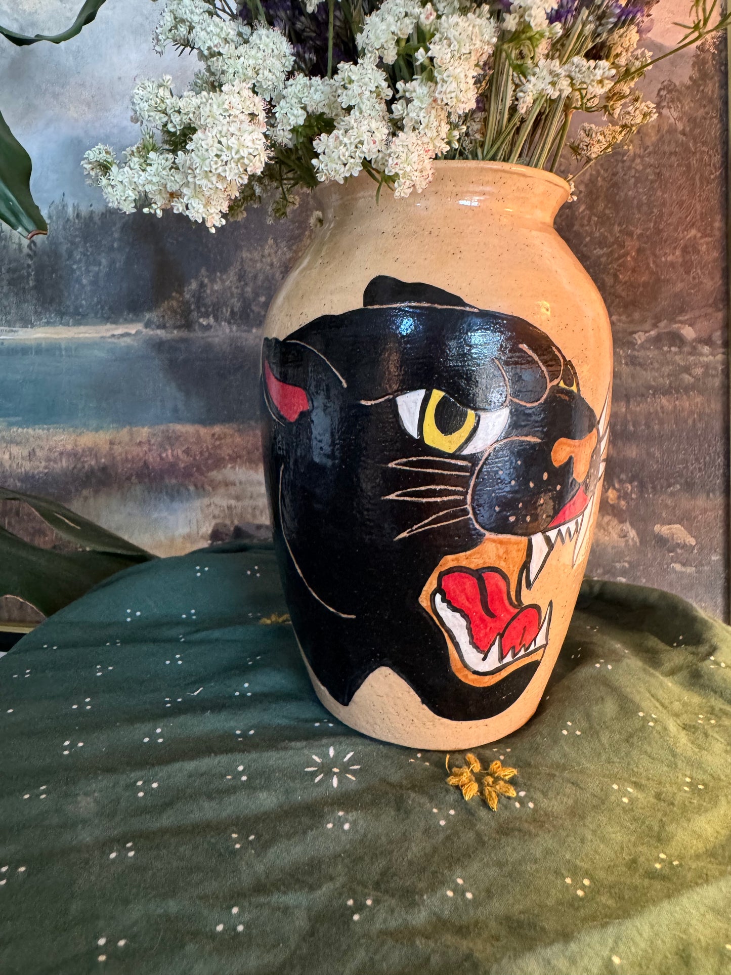 Panther Vase