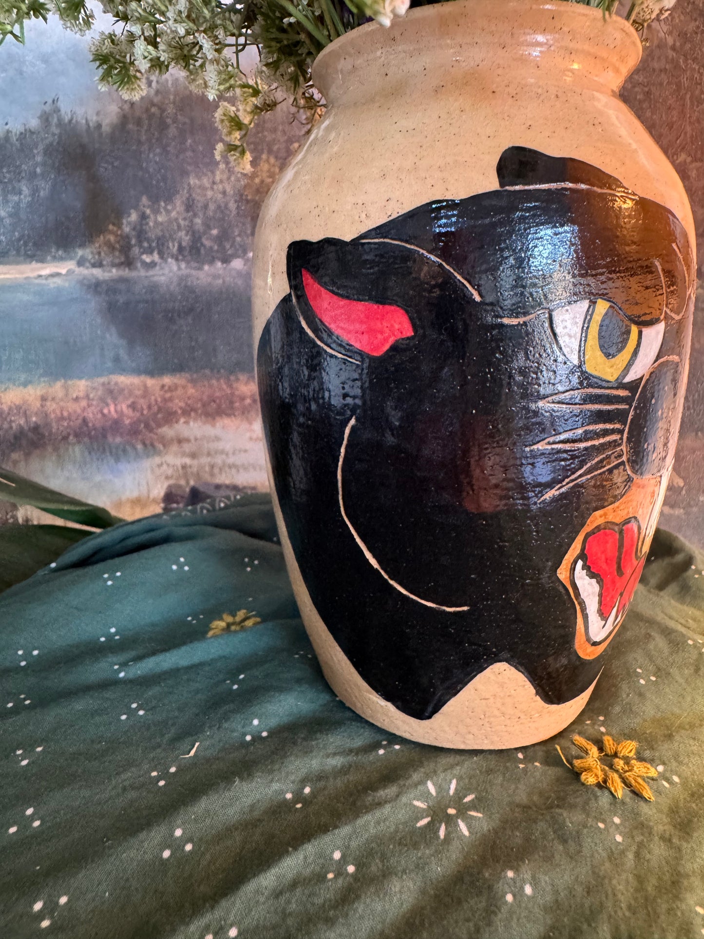 Panther Vase