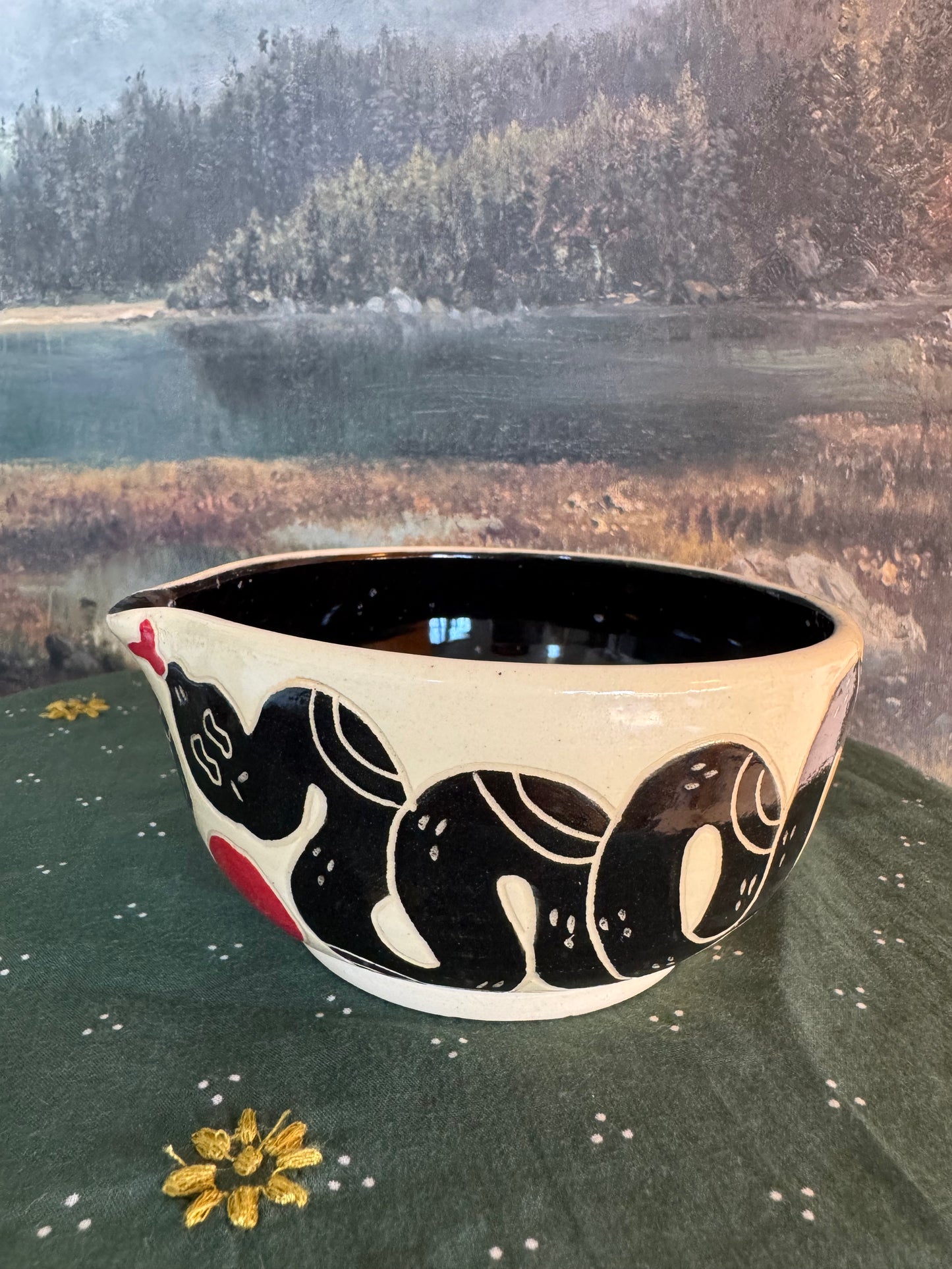 Black Snake Matcha Bowl