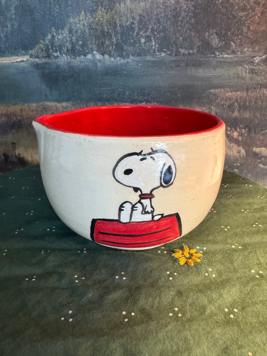 Snoopy Matcha Bowl