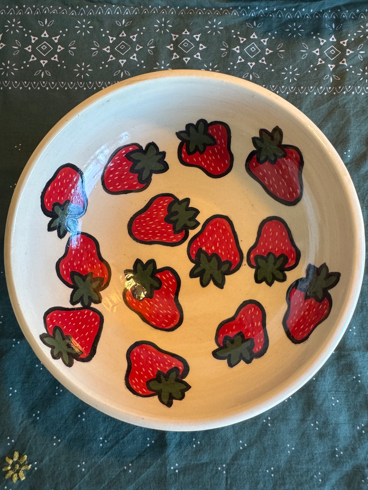 Large Strawberry Bowl