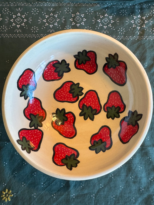 Large Strawberry Bowl