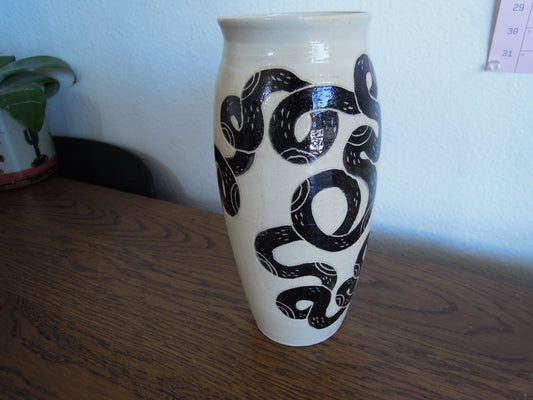 black snake vase