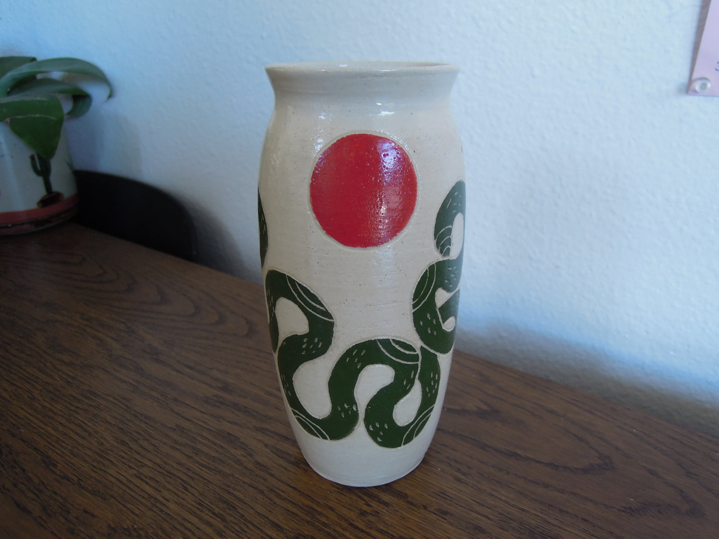 green snake vase #2