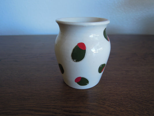 mini olive vase