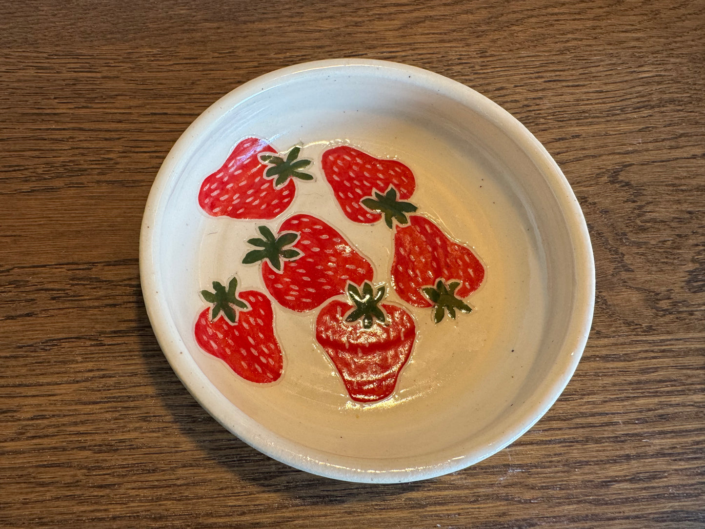strawberry dish