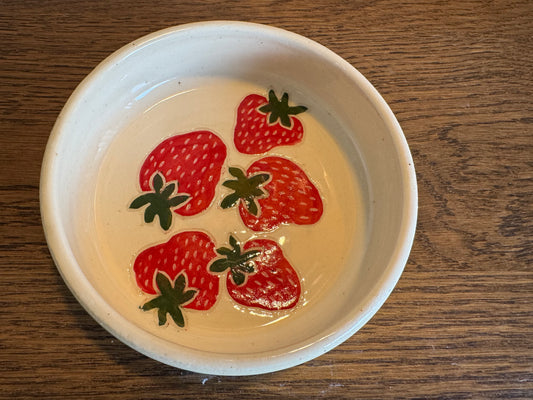 strawberry dish